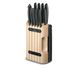Набір кухонних ножів та підставки Victorinox Swiss Classic Cutlery Block 12 предметів Чорні (6.7153.11)