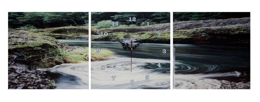 Настінний годинник-картина Luminova SK15383 Річка