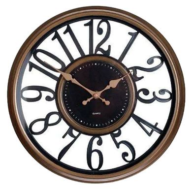 Настінний годинник Hiopsiz коричневий Veronese AL32105 Коричневий