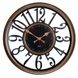 Настінний годинник Hiopsiz коричневий Veronese AL32105 Коричневий