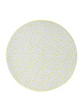 Скатертина на круглий стіл Квіти Livarno Білий-Різнобарвний LI-550506