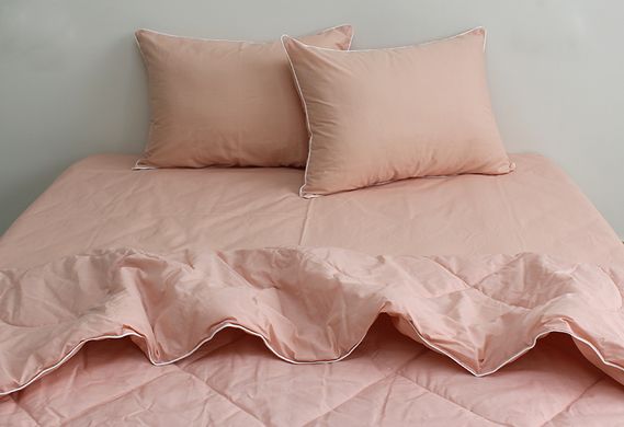 Набір постільної білизни (Pale Blush) 2-спальний TAG tekstil Персиковий (2000001634752)