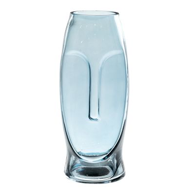 Декоративна скляна ваза Florero 24х9х10 см. Unicorn Studio AL87308
