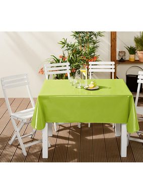 Непромокальна скатертина на прямокутний стіл Meradiso зелений LI-550497