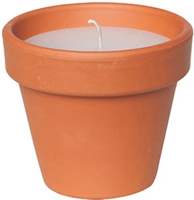 Свічка Candle pot Стандарт 10 х 11 см Коричневий з білим (000001346)