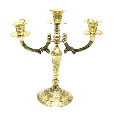 Свічник на 3 свічки Bronze Sabefet T-FX30820