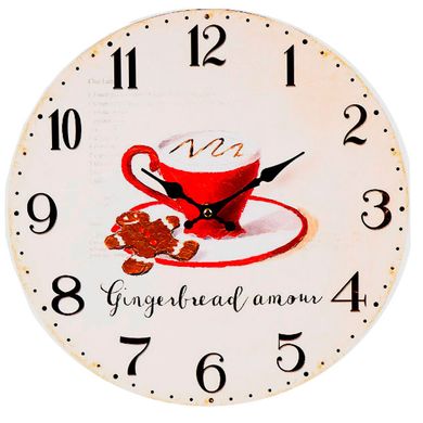 Настінний годинник Gastar AL29566 Coffee