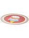 Килимок круглий Морозиво Meradiso Різнобарвний LI-470472