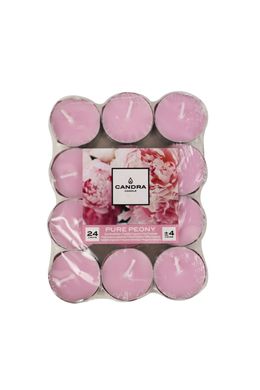 Чайні свічки з ароматом троянди 24 шт ZD Trading Рожевий-Сріблястий NY-110167