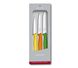 Набір кухонних овочевих ножів Victorinox Swiss Classic Paring Set 3 шт Різнокольорові (6.7116.31G)