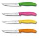 Набір кухонних ножів Victorinox Swiss Classic Cutlery Block Steak Pizza 5 предметів Різнокольорові (6.7126.4)