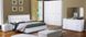 Kровать Миро-Марк Белла 2000*1800 подъёмная с мягкой спинкой и каркасом модерн Глянец белый (31203)