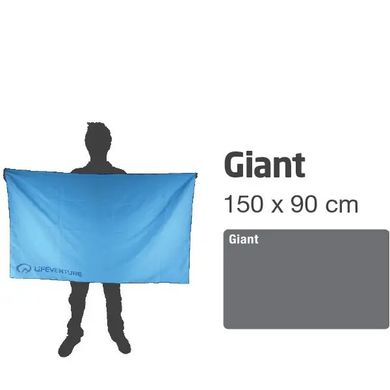 Полотенце Lifeventure Micro Fibre Comfort 150 x 90 см Синій 63357