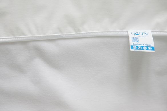 Наволочка IGLEN захисна непромокальна з клапаном 40x40 см Білий (4040LK)