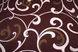 Комплект постільної білизни Brettani Сімейний Вензеля на коричневому Бязь Коричневий N-4573-4